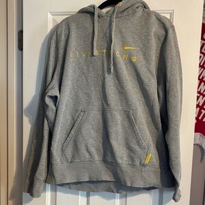 Nike Gray and Yellow Hoodie for Men